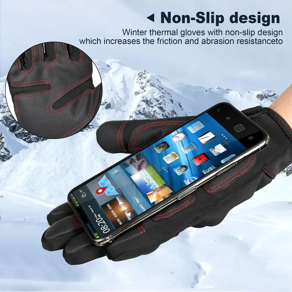 Description Picture 4 of itemTouch Screen Winter Thermal Gloves Winter Sports Outdoor Hiking Camping Hunting Cycling Work Windproof Non-slip Protective Gear