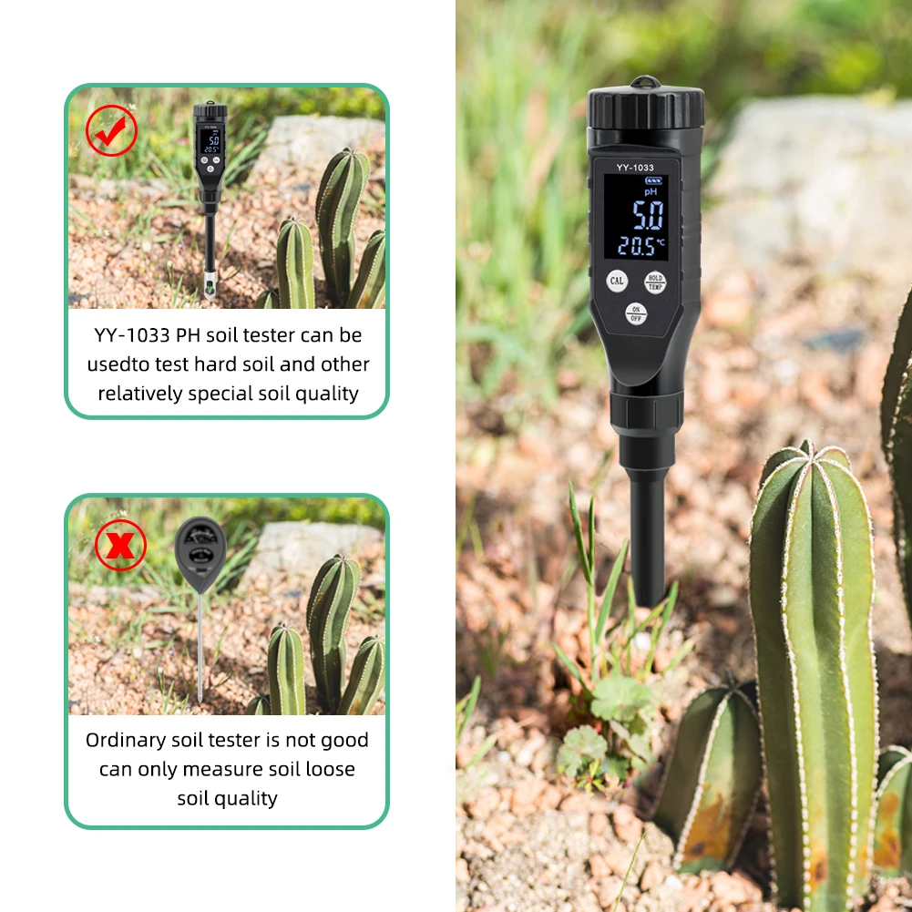 Testeur de pH du sol avec Bluetooth, Biotechnologie