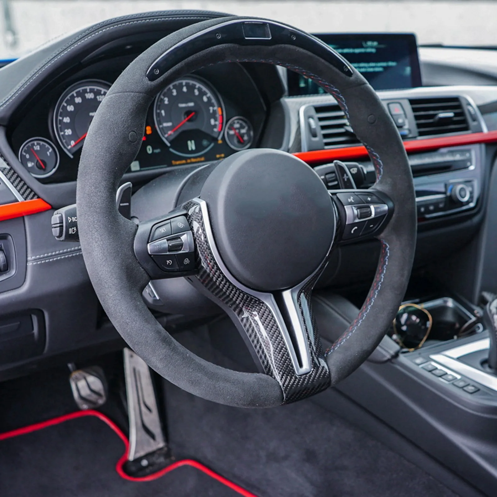 Bmw m performance steering wheel with race display best sale