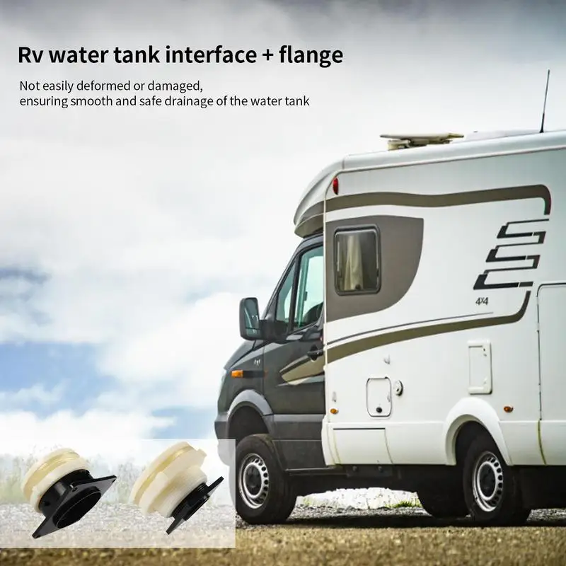 

Waste Valves Caps Durable Sewer Caps RV Waste Tank Replacement Flange Valves Caravan Accessories Dump Gate Cover For RVs Campers
