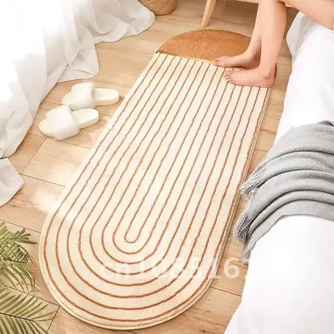 

Kiss Bubble Fluffy Oval Carpets For Living Room Home Decor Rugs For Bedroom Cartoon Floor Mat Modern Kid Beside Bed Anti Slip