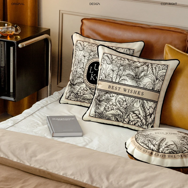 Pillow Case Fancy Sofa Pillows Farmhouse Throw Pillow Cover Rustic