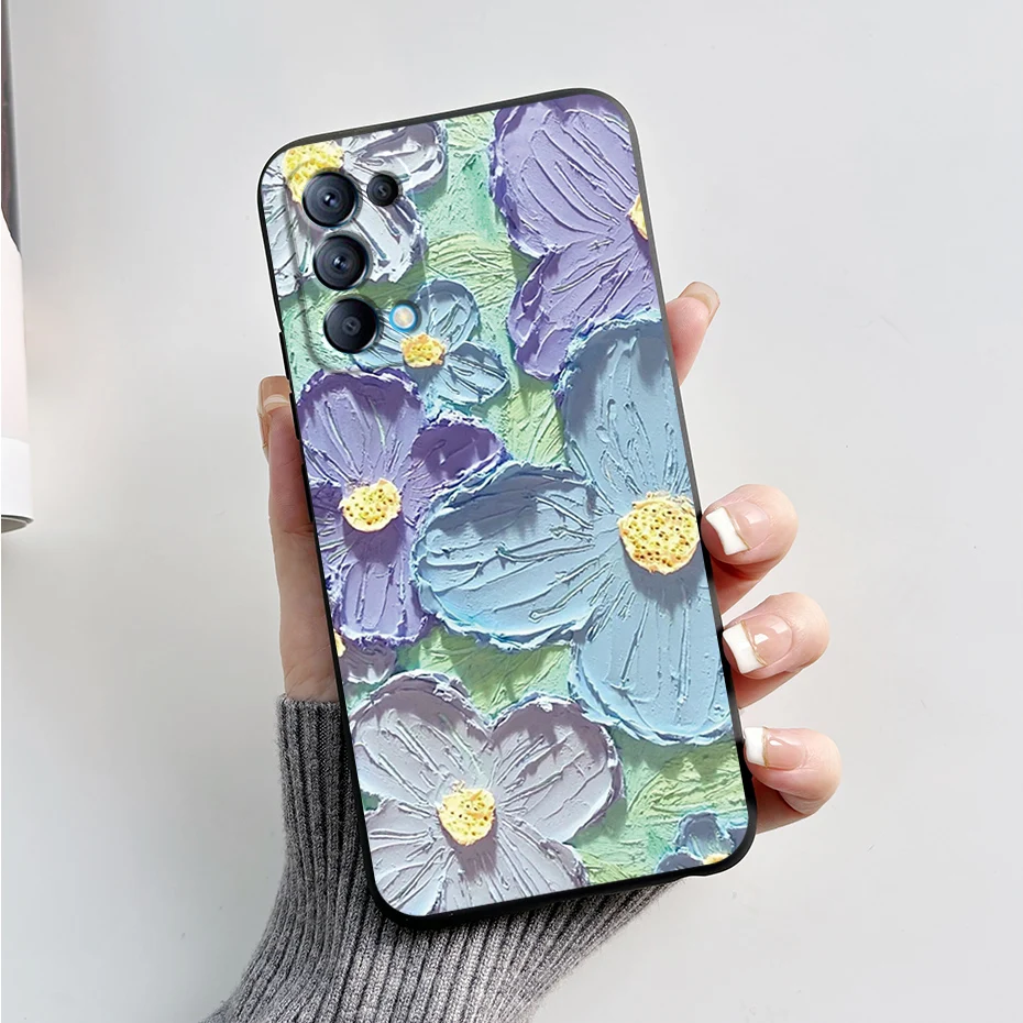 Cute Bear Cartoon Frog Silicone Soft Cover for OPPO Reno5/Reno5 Pro 5G