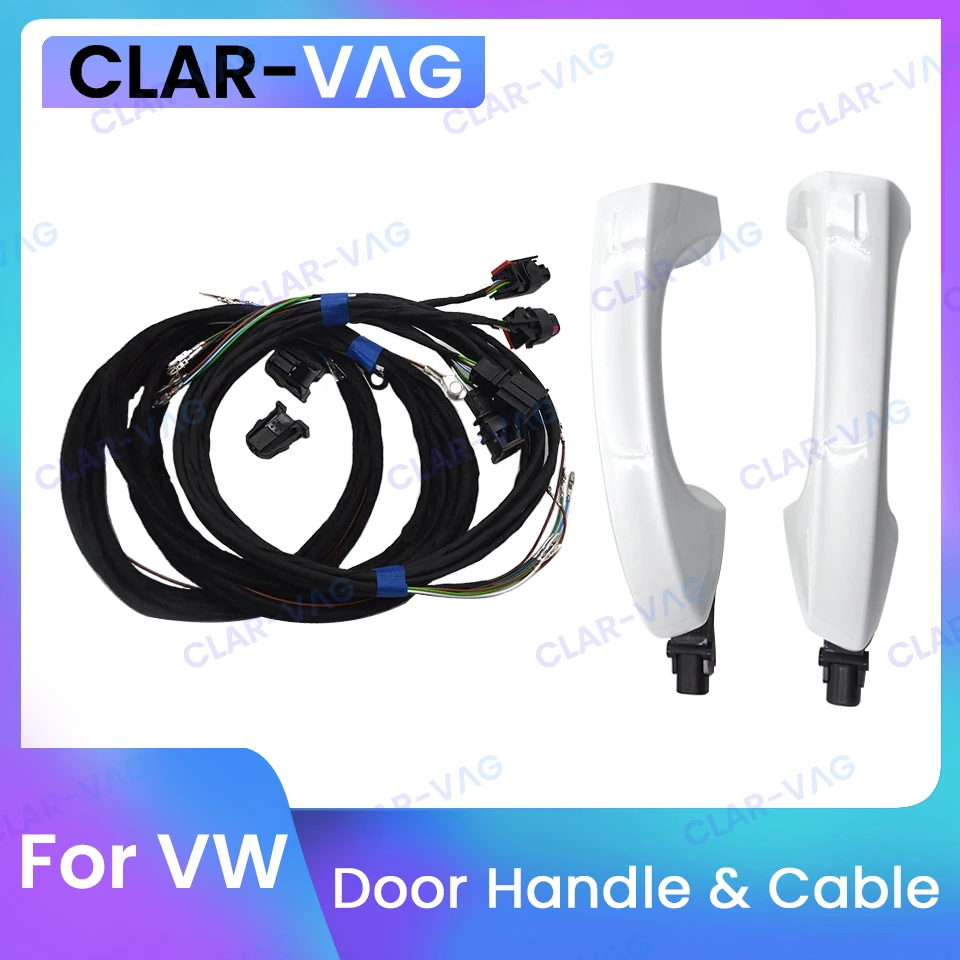 Car Rear KESSY Door Handles and Door Handle Cables For VW MQB Kodiaq