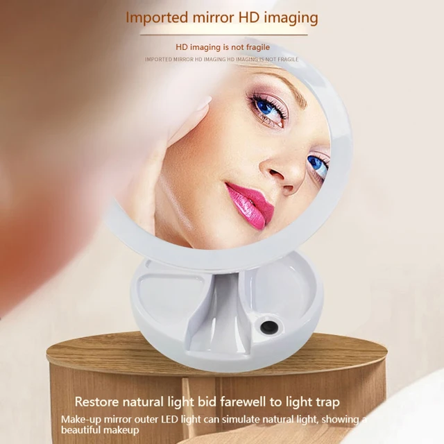 완벽한 조명과 기능성을 갖춘 LED 메이크업 거울