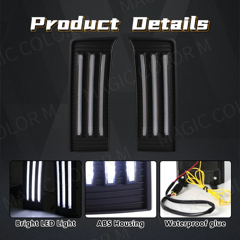 أضواء النهار الجري LED DRL لتويوتا تندرا 2022 2023...