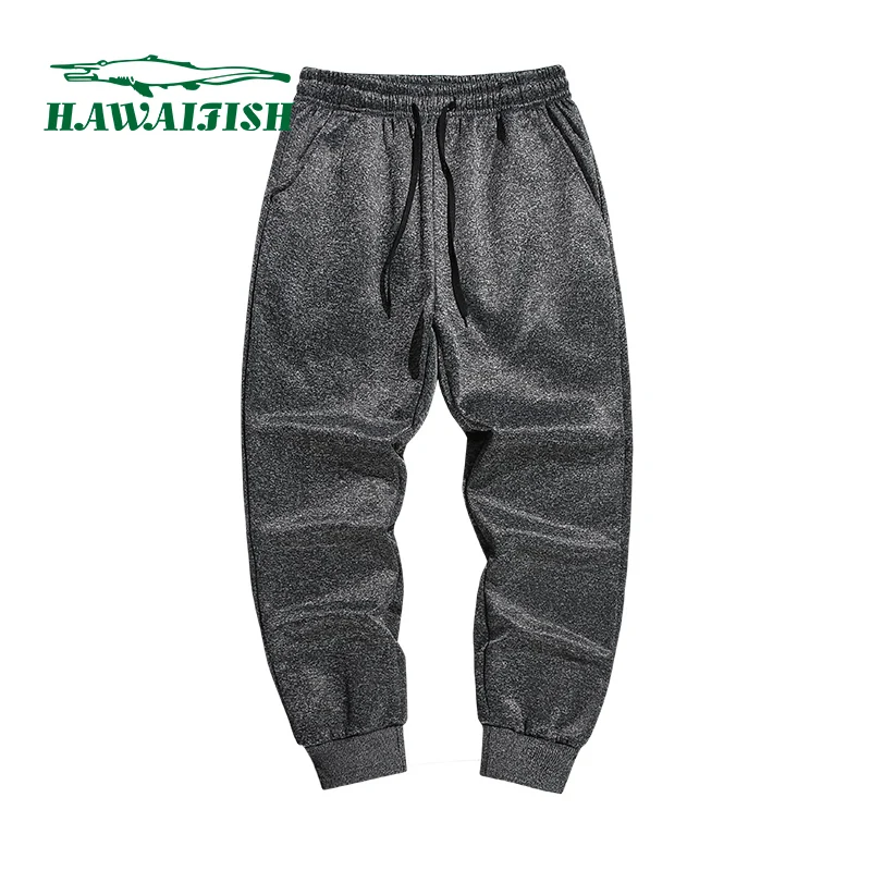 

HAWAIFISH Mens Cashmere Sweatpants Men Winter Warm Lamb Wool Pant Trousers Plus Size 5XL 2022 Men Comfortable Warm Trousers