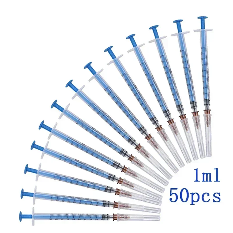 

Syringe With Packaged 1ml Refill Dedicated Individually Disposable Plastic Laboratory Solution Measurement Needle Pets For