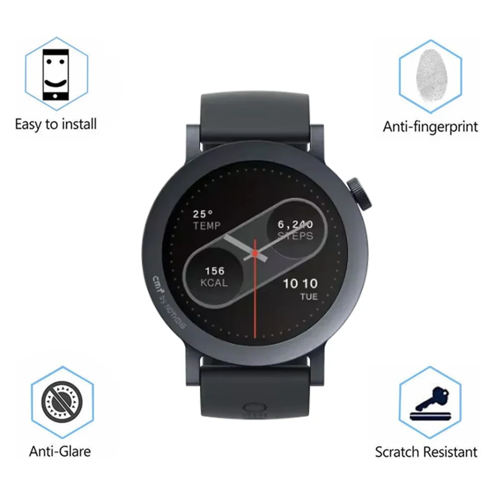 Screen Protector Tempered Glass for CMF Watch Pro 2 Smart Watch HD Screen Protector Anti-Scratch for cfm Pro 2 Prottiecve Film Accessories