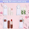 10pcs DIY Sublimation Lipstick Sleeve Keychains, Blank Lipstick Holder, Protective Lipstick Cases for Women's Ornament Supplies 3