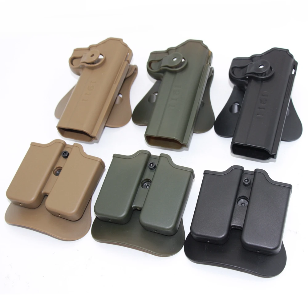 Étui Pistolet Tactique IWB En Cuir - Ambidextre - Port Dissimulé - Armes De Poing