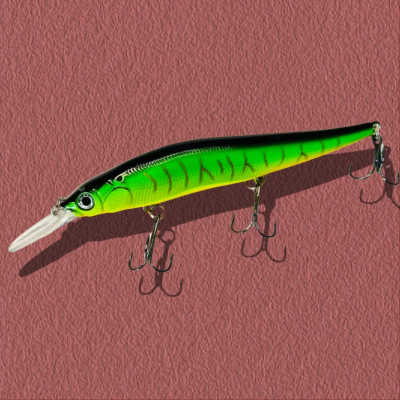 Langsam schwimmende Minnow Vision 110 Angelköder 110 mm 14,5 g Jerkbaits Shallow Dive Rolling Wobbler Pike Wink 110SF Walleye Baits – Detail 2
