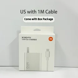 Xiaomi 120W Fast Turbo Hypercharge Adapter - US with 1M Cable