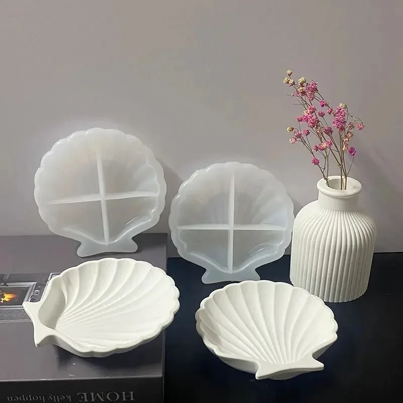 Description Picture 4 of itemStarfish Leaf Scented Candle Holder Silicone Mold Storage Tray Mold DIY Plate Dish Cement Concrete Plaster Mold Craft Decoration
