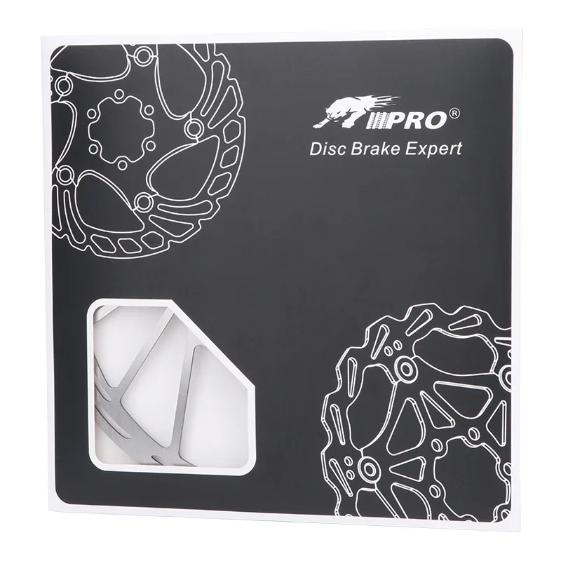 IIIPRO Bicycle Center Lock Disc Brake Rotor 140mm/160mm/180mm/203mm Road Bike Brake Rotor with Lock Ring Bike Pads