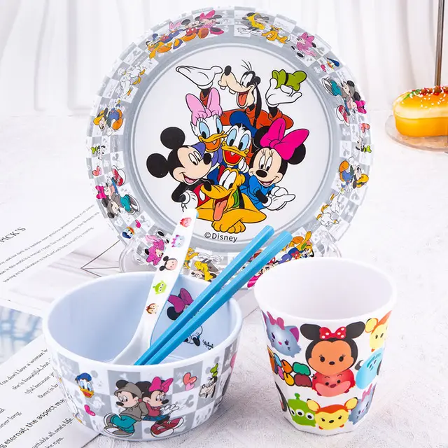 Disney Mickey Mouse Minnie Mouse Dishes Set Vintage Disney