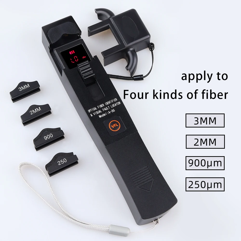 High Precision A-35 Three Signal Frequency Fiber Identification Instrument With Red Light Source and VFL