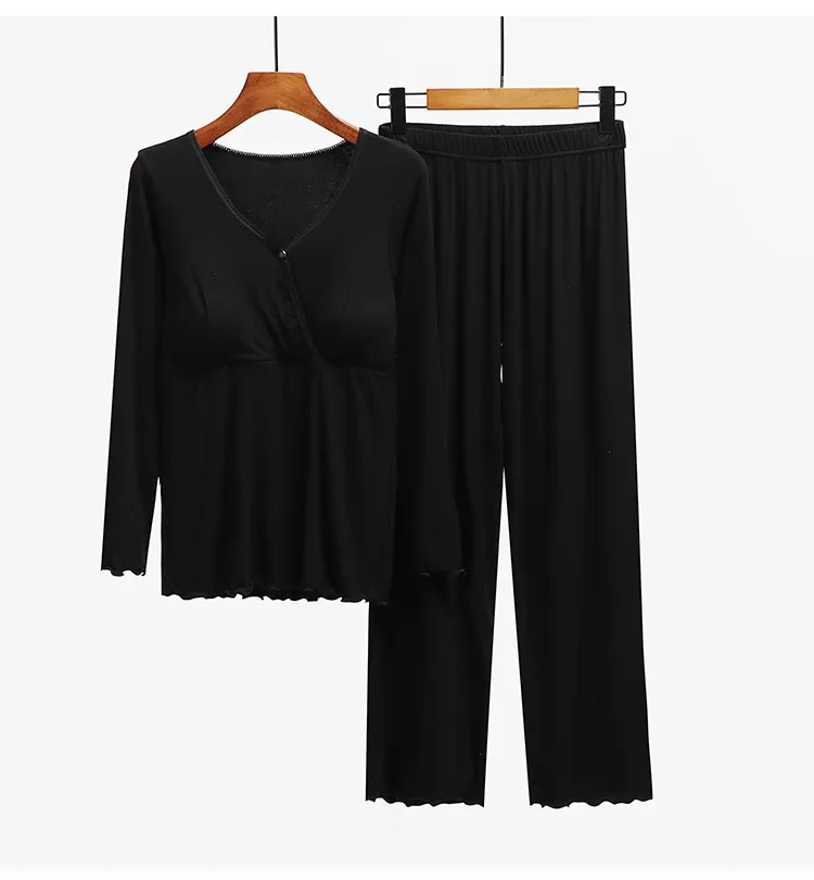 Maternity Nursing Sleepwear Breastfeeding Nightwear for Pregnant Women Pregnancy Breast Feeding Pajamas Suits Maternity Clothes cotton pajama set,breastfeeding nightgown,maternity nightgown set
