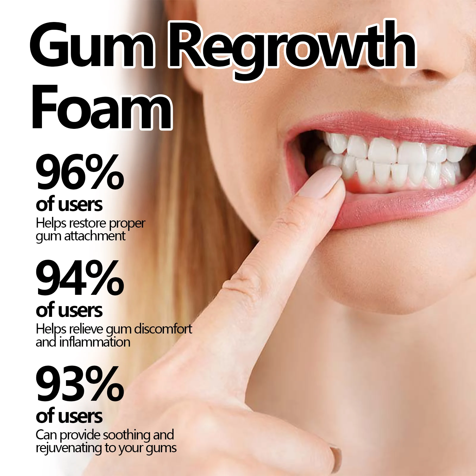 Gums Mousse Toothpaste Teeth Whitening Foam Removing Yellow Teeth Effective Cleaning Tooth Stain Breath Fresh Tooth Care Product