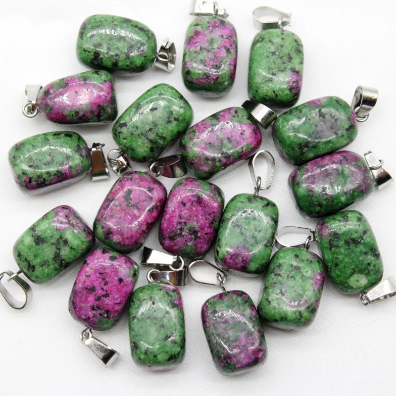 36 قطعة/الوحدة السائبة بالجملة غير النظامية الكريستال الطبيعي حجر الكوارتز قلادة لصنع المجوهرات قلادة شفاء شقرا المعلقات DIY بها بنفسك