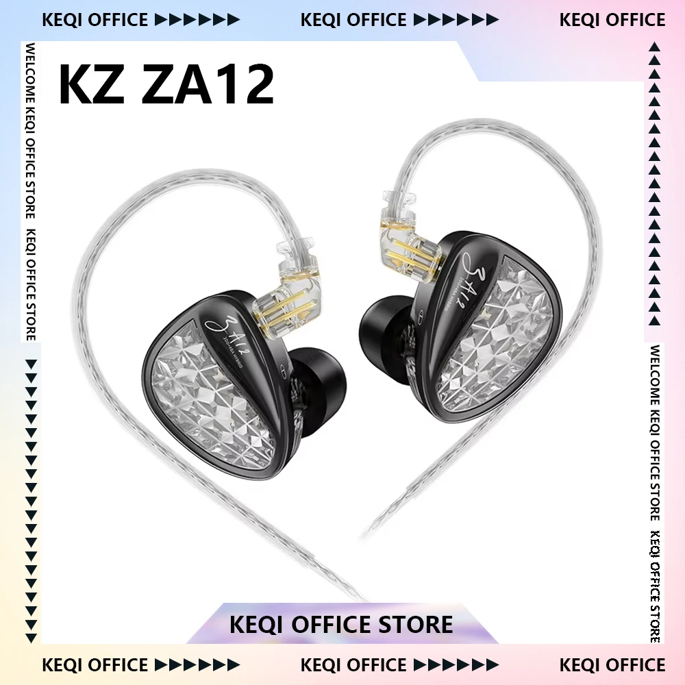 KZ ZA12 Hybrid IEM Earphones 1