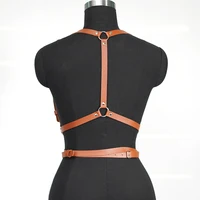 Femmes mode Punk harnais ceintures Harajuku poitrine harnais corsett ceinture bretelles pour femmes taille ceinture gothique vêtements accessoires 3