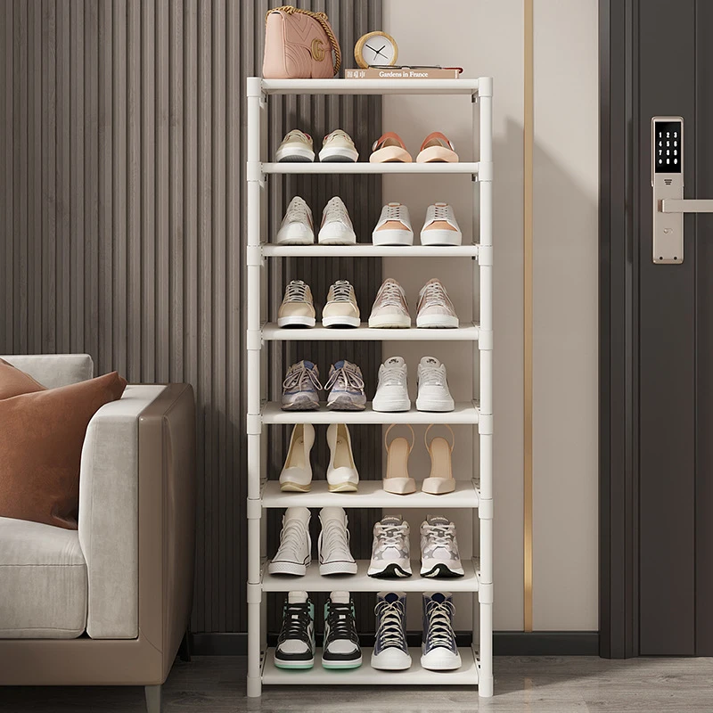 Mini Multi-Layer Simple Shoe Rack Living Room Sneakers Slippers High Heels  Storage Organizer Dormitory Stitched Shoe Cabinet - AliExpress