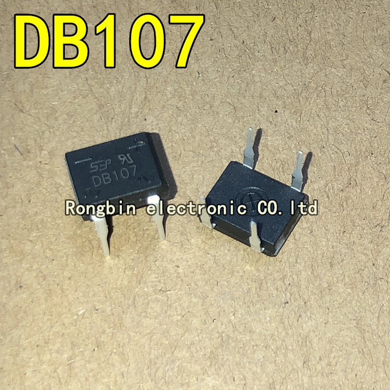 

50PCS DB107 in-line, bridge/bridge stack 1A/1000V Dip-4