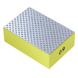 Glass Tile & Stone Polishing and Deburring Hand Tool (Yellow)