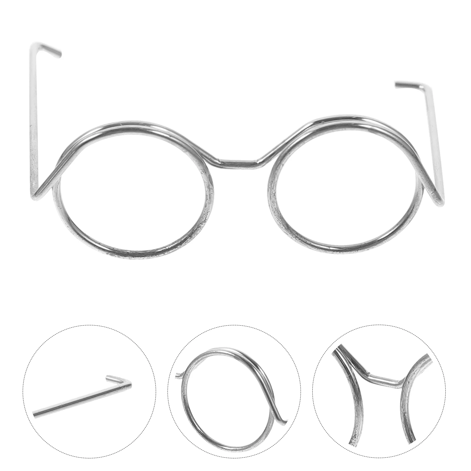 

10 Pcs Glasses Mini Frame Tiny Eyeglass Eyewear Toys Craft Miniature No Lens Adorable DIY