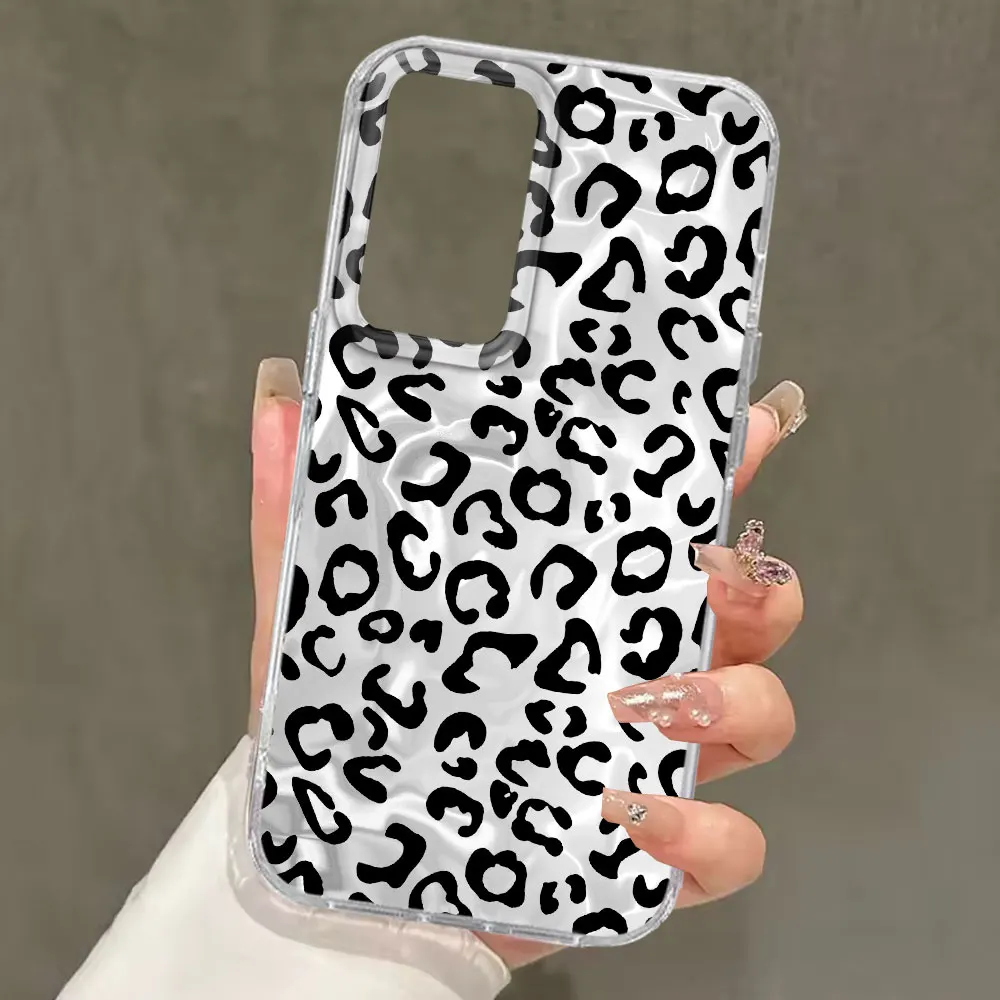 Korean Leopard Print Girls Phone Case Cover