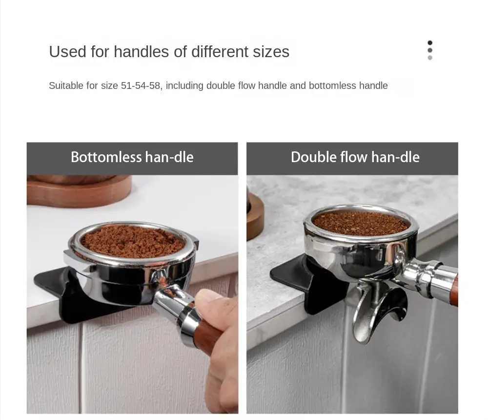 Description Picture 5 of itemUniversal Espresso Coffee Tampers Mat Station Press Tampering Holder Corner Mat Pad Silicone Coffeeware Tamping Barista WDT Tool