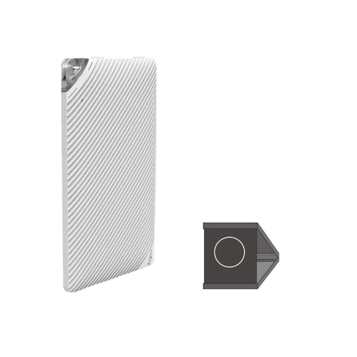 

Bone Conduction Speaker Wirelessly Bluetooth Speakers Mini Portable Loud Stereo Sound Built-in Mic Sound Box(White)