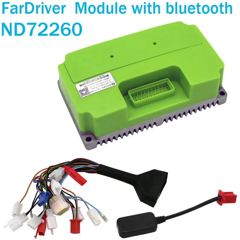48V-72V 80A 3KW DC sine wave electric scooter motor controller Nanjing Fardriver ND72260 Bluetooth debugging programming