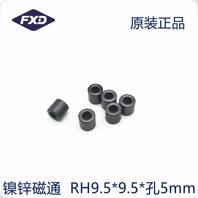 Nikkel-Cink Ferrite Interferencia Mágneses Gyűrű Rh9.5*9.5*Lyuk 5 Mm-Es Huzalköteg Emc Szűrő Árnyékoló Gyöngyök