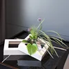 Japanese Ikebana Plastic Plant Arrangement Tools, Photo Frame Flower Pot, Wall Hanging, Living Room, Desktop 6