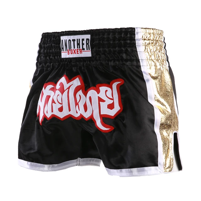 Short de boxe en satin Muay Thai pour hommes et femmes, grappin pour  enfants, bague de Rotterdam, déclinaison de la gastronomie, pantalon