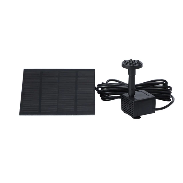 Napenergia-Szökőkút Mini Úszó Víz Szökőkút Szivattyol-Meghajtású Madárfürdő/Vízkeringés Oxigénellátáshoz - Image 4