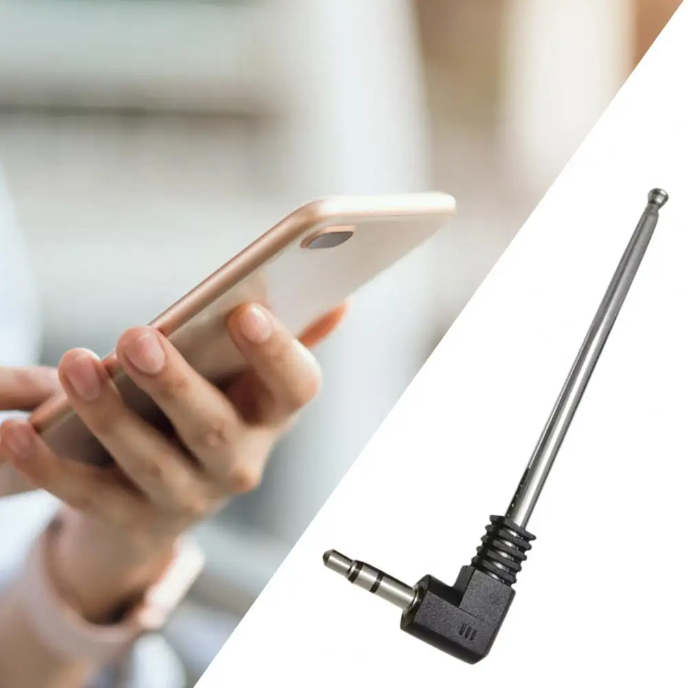 3.5mm Signal Booster Mini PVA FM Radio Receiver Antenna Retractable Aerial Stainless Steel MultiPurpose Interface Cell Phone cell phone signal booster antenna
