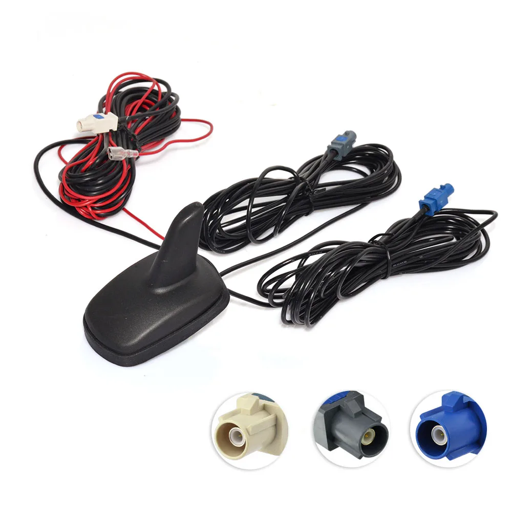 슈퍼배트 차량용 디지털 라디오 DAB/DAB+ GPS FM, 증폭 안테나가 있는 루프 마운트형 안테나로 향상된 수신을 제공합니다.