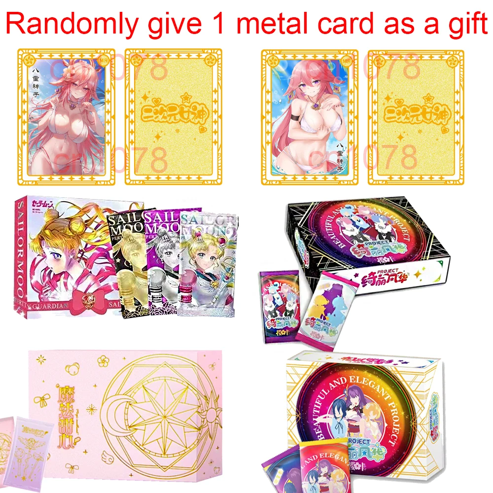 

New Goddess Story Magical Girl Collection PR Cards Booster Box Anime Party Swimsuit Tcg Game Kids For Family Birthday Gif