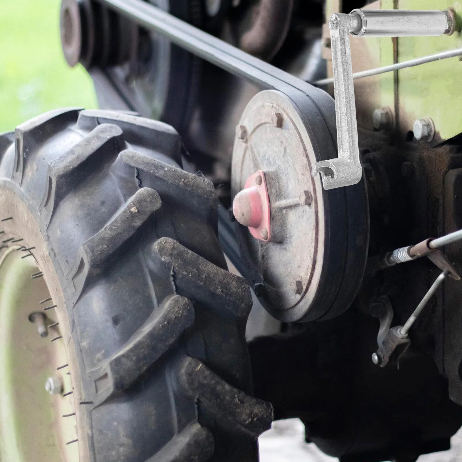 

Engine Starter Handle Lawn Mower Part Tractors Accessory Grip Crank Replacement Parts