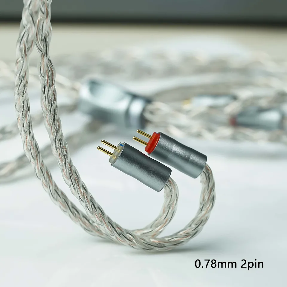 Trusted-52 グラフェン Pd-メッキ + 7N OCC HiFi イヤホンケーブル 3.5