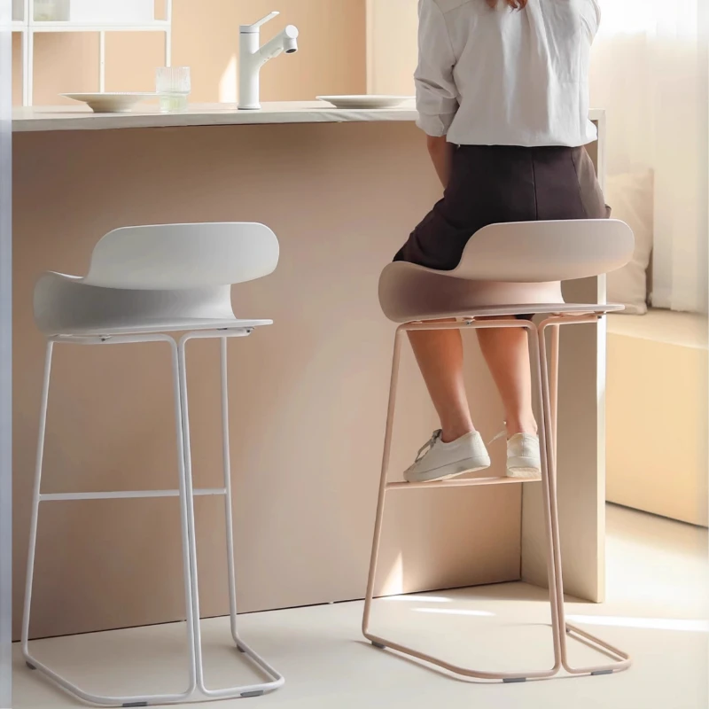 Minimalist Fashion Bar Stools Sturdy Modern Nordic Designer American Library Island Metal Home Furniture