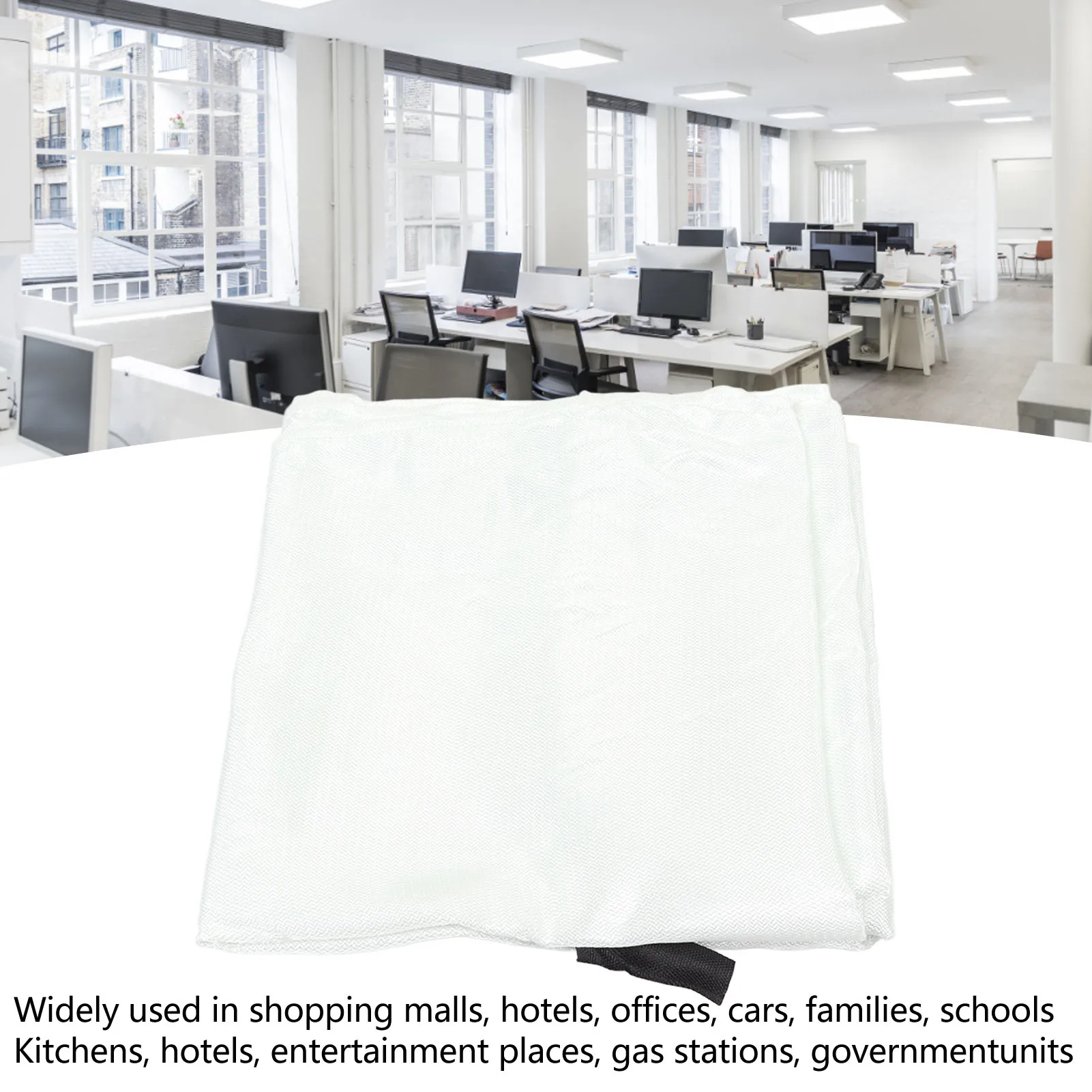 ZK30 Fire Blanket Glass Fiber Flame Retardant Emergency Blanket for Hotels Offices Cars Families manta ignifuga