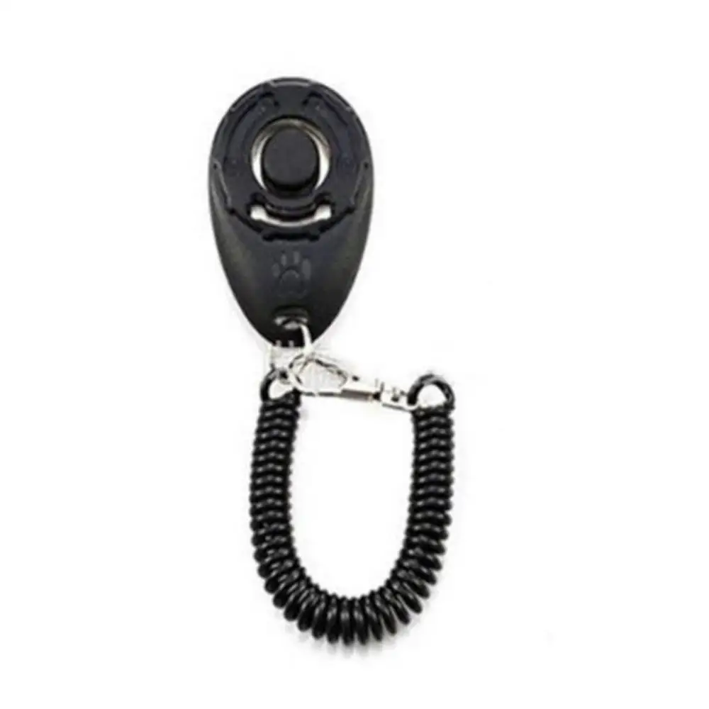 Dogs Trainings Clicker pet training clicker dog supplies New Pet Cats Whistle Trainers Aid Tools Adjustable Dog Flute Wrist Strap Sound Key Chain Pet Supplies 1pc