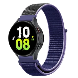 Universal Nylon Watch Strap - 22/20mm Replacement Band Loop Bracelet for 20mm COROS APEX 2 (Midnight Blue Black)