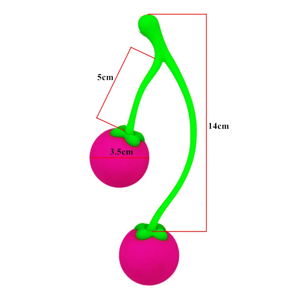 Silicone Smart Ball Female Cherry Kegel Ball Vaginal Tight Exercise Smart Love Vagina Balls Sex Toys For Women Masturbation