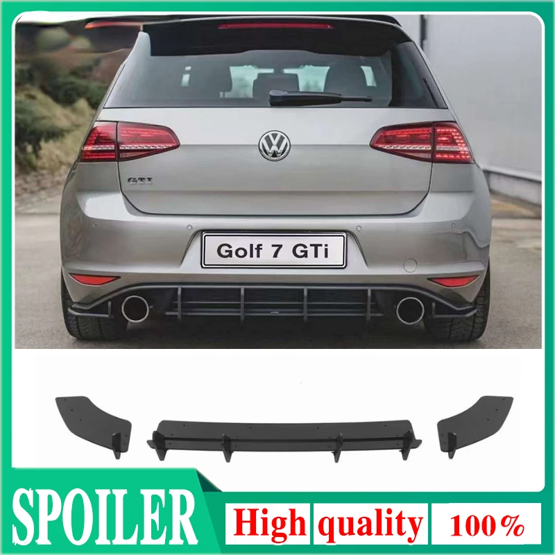 Per Volkswagen Golf 7 Vii Mk7 Gti 2014-2017 Diffusore Labbro Posteriore Auto