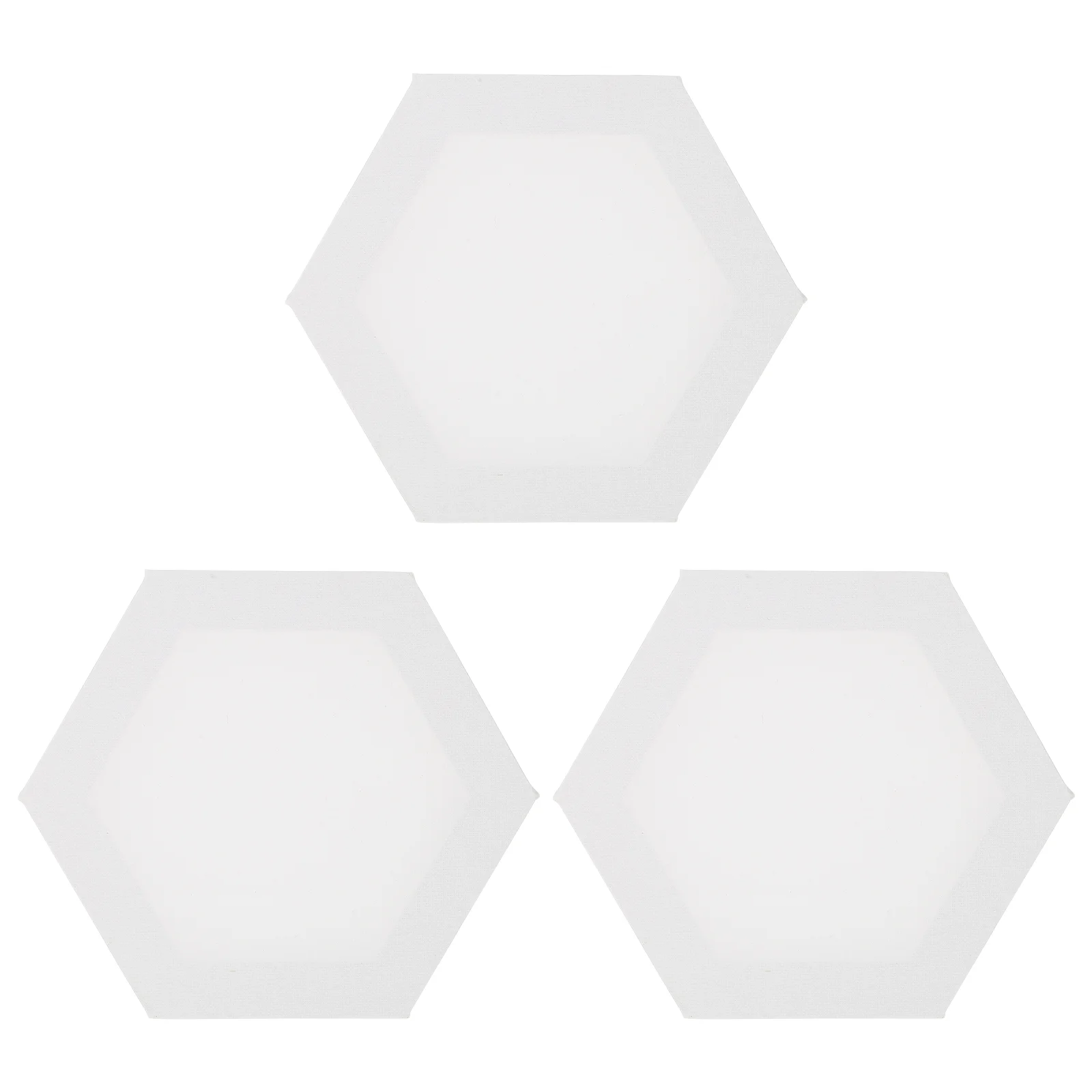 

Oil Painting Frame Stretcher Frames Stretched Canvas Panels for DIY White Board Blank Boards Hexagon with Bulk